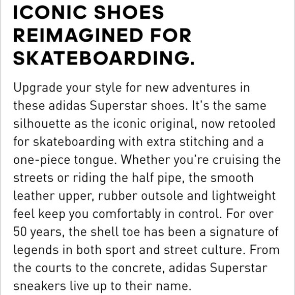 Adidas Superstar Sneakers White Black Men\'s 7 EUC main image 10
